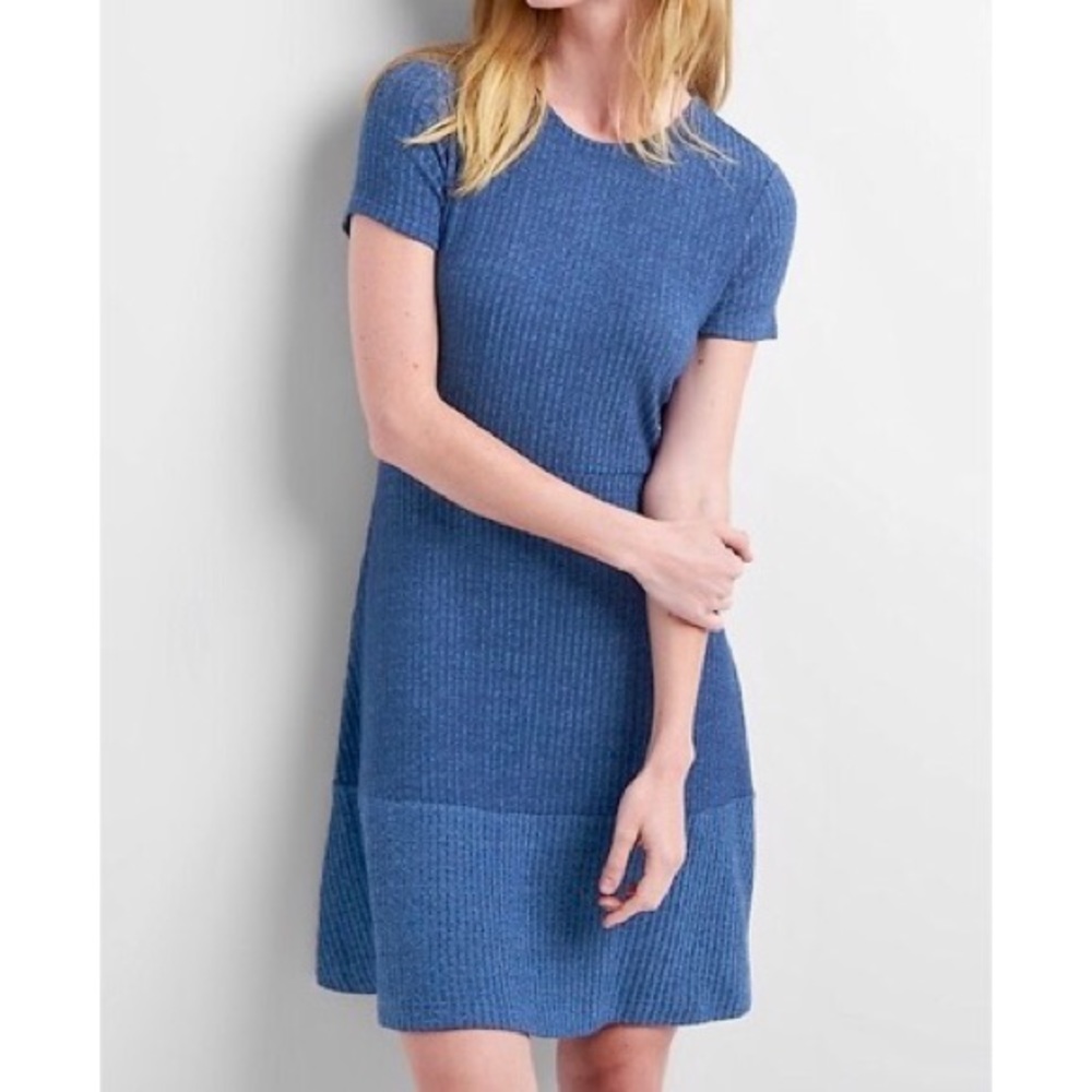 NWT Ribbed Softspun Fit and Flare Dress